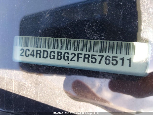 Продажа на аукционе авто 2015 Dodge Grand Caravan Se, vin: 2C4RDGBG2FR576511, номер лота: 12708782