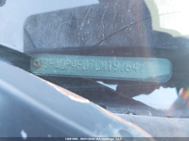 Продажа на аукционе авто 2012 Ford Fiesta Ses, vin: 3FADP4FJ7CM197647, номер лота: 12691868