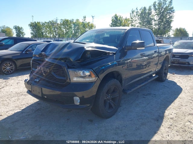 12708885 :رقم المزاد ، 1C6RR7UT1JS196991 vin ، 2018 Ram 1500 Sport مزاد بيع