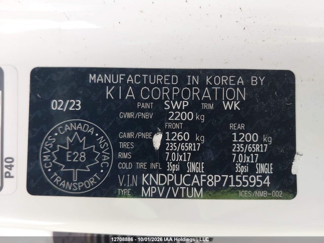 KIA Sportage Lx 2023 KNDPUCAF8P7155954 Image 22
