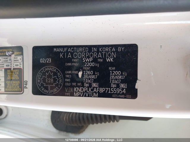 KIA Sportage Lx 2023 KNDPUCAF8P7155954 Image 9