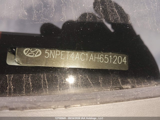 12708949 :رقم المزاد ، 5NPET4AC1AH651204 vin ، 2010 Hyundai Sonata Gls مزاد بيع