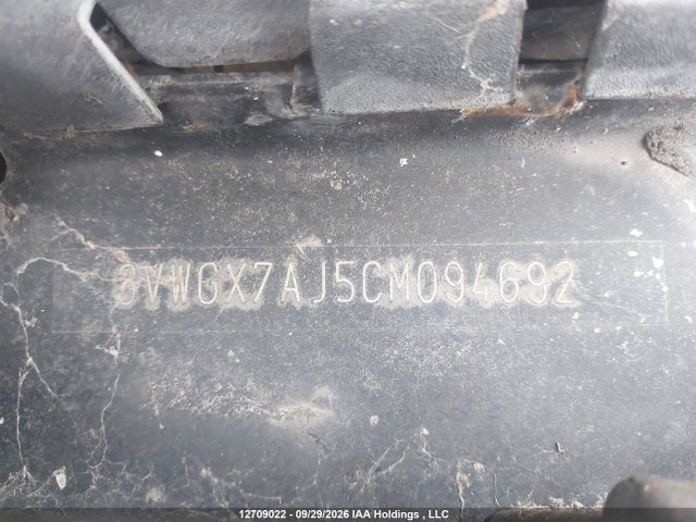 Aukcja sprzedaży 2012 Volkswagen Jetta Sel, vin: 3VWGX7AJ5CM094692, numer aukcji: 12709022