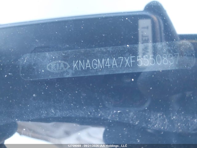 Aukcja sprzedaży 2015 Kia Optima, vin: KNAGM4A7XF5550837, numer aukcji: 12709069