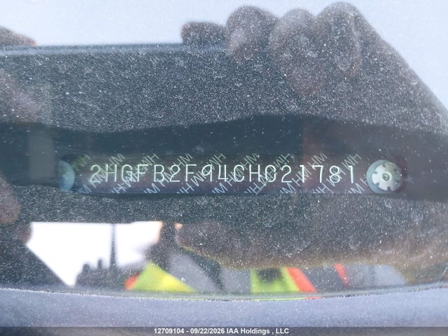 Aukcja sprzedaży 2012 Honda Civic Ex-l, vin: 2HGFB2F94CH021781, numer aukcji: 12709104