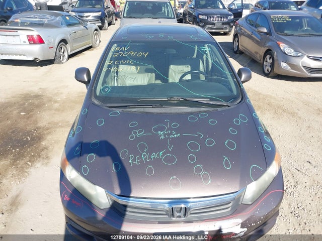 Aukcja sprzedaży 2012 Honda Civic Ex-l, vin: 2HGFB2F94CH021781, numer aukcji: 12709104