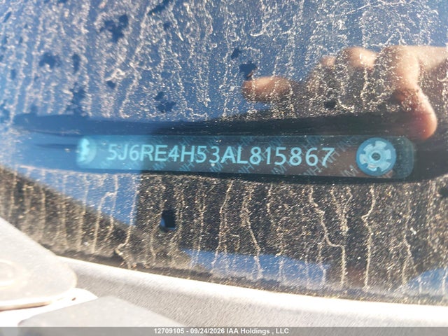 12709105 :رقم المزاد ، 5J6RE4H53AL815867 vin ، 2010 Honda Cr-v Ex مزاد بيع