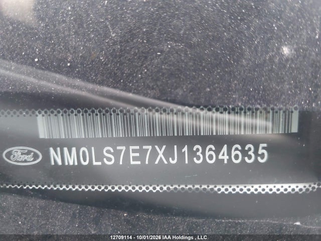 Продаж на аукціоні авто 2018 Ford Transit Connect Xl, vin: NM0LS7E7XJ1364635, номер лоту: 12709114