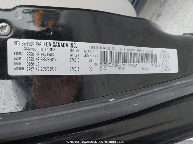 Dodge Grand Caravan Se 2018 2C4RDGBG9JR224972 Image 20