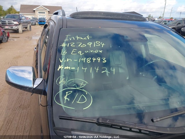12709154 :رقم المزاد ، 2GNFLGE34G6198443 vin ، 2016 Chevrolet Equinox Ltz مزاد بيع