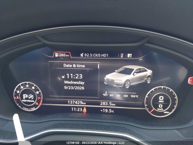 Auction sale of the 2019 Audi A4 Prestige, vin: WAUFNAF46KA009761, lot number: 12709158
