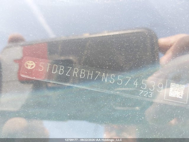 Toyota Highlander 2022 5TDBZRBH7NS574539 Image 18