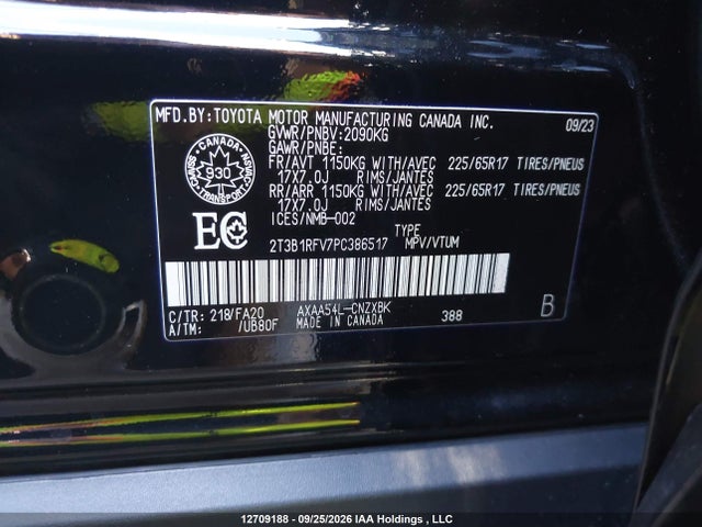 Toyota RAV4 LE 2023 2T3B1RFV7PC386517 Image 9