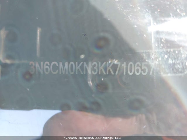 12709286 :رقم المزاد ، 3N6CM0KN3KK710657 vin ، 2019 Nissan Nv200 S/sv مزاد بيع