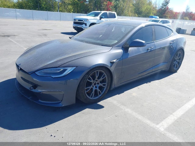 2021 Tesla Model S მანქანა იყიდება აუქციონზე, vin: 5YJSA1E53MF442536, აუქციონის ნომერი: 12709328