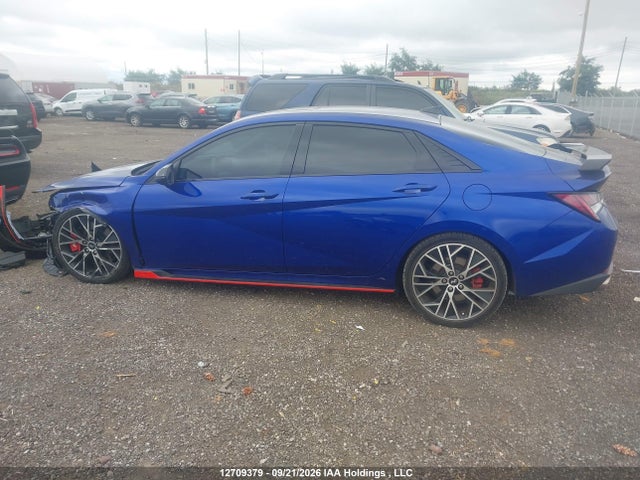 2023 Hyundai Elantra N მანქანა იყიდება აუქციონზე, vin: KMHLW4AK8PU017081, აუქციონის ნომერი: 12709379