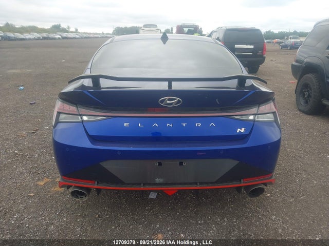 2023 Hyundai Elantra N მანქანა იყიდება აუქციონზე, vin: KMHLW4AK8PU017081, აუქციონის ნომერი: 12709379