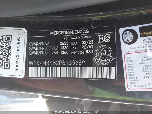 Продажа на аукционе авто 2023 Mercedes-benz Amg E 63 S 4matic, vin: W1KZH8KB2PB135689, номер лота: 12709385
