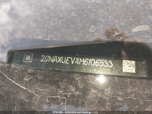 Продажа на аукционе авто 2021 Chevrolet Equinox, vin: 2GNAXUEV4M6106533, номер лота: 12709399