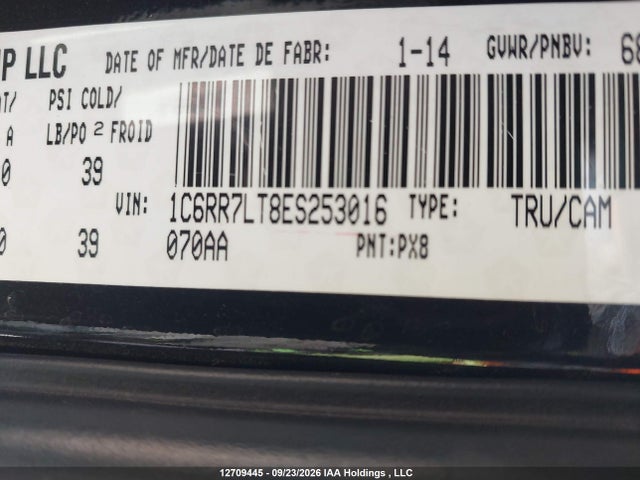 RAM 1500 Slt 2014 1C6RR7LT8ES253016 Image 18