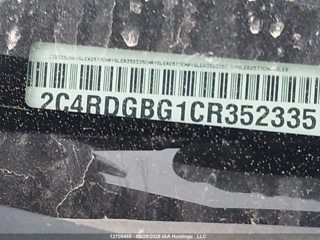 Продаж на аукціоні авто 2012 Dodge Grand Caravan Se, vin: 2C4RDGBG1CR352335, номер лоту: 12709465
