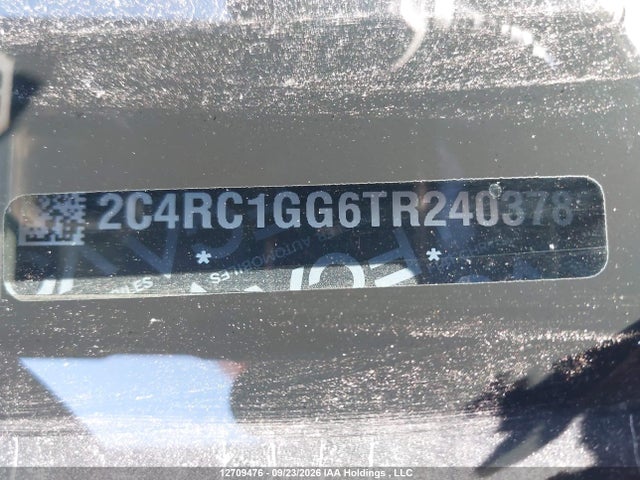 Aukcja sprzedaży 2026 Chrysler Pacifica Limited, vin: 2C4RC1GG6TR240378, numer aukcji: 12709476