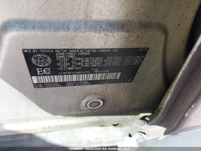 Aukcja sprzedaży 2013 Toyota Rav4 Xle, vin: 2T3RFREV2DW054755, numer aukcji: 12709493