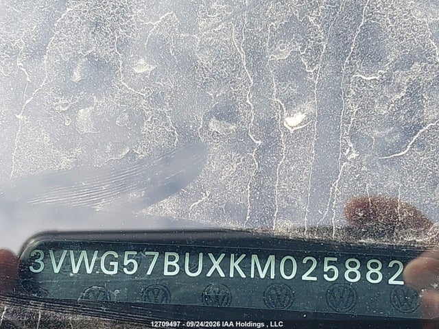 12709497 :رقم المزاد ، 3VWG57BUXKM025882 vin ، 2019 Volkswagen Jetta Sel Premium مزاد بيع
