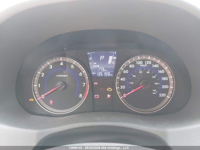 12686143 :رقم المزاد ، KMHCT4AE0DU294435 vin ، 2013 Hyundai Accent Gl مزاد بيع