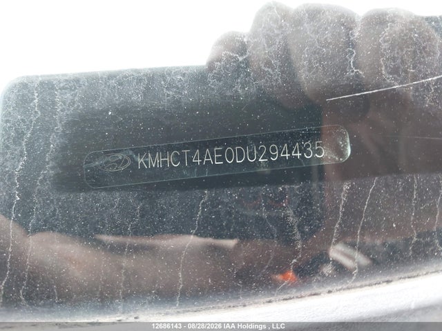 12686143 :رقم المزاد ، KMHCT4AE0DU294435 vin ، 2013 Hyundai Accent Gl مزاد بيع