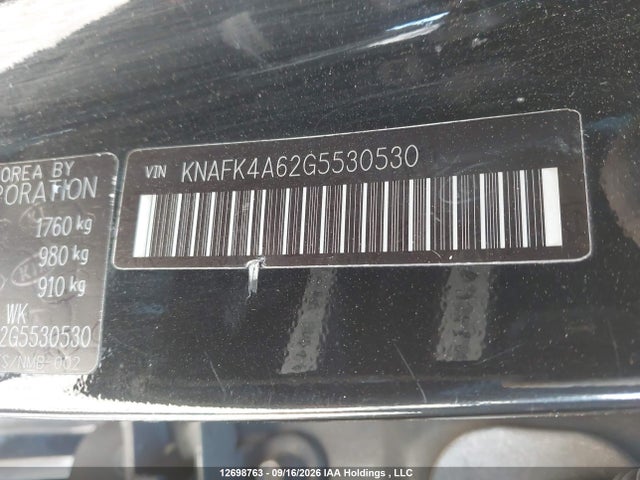 Aukcja sprzedaży 2016 Kia Forte 1.8l Lx/1.8l Lx+, vin: KNAFK4A62G5530530, numer aukcji: 12698763