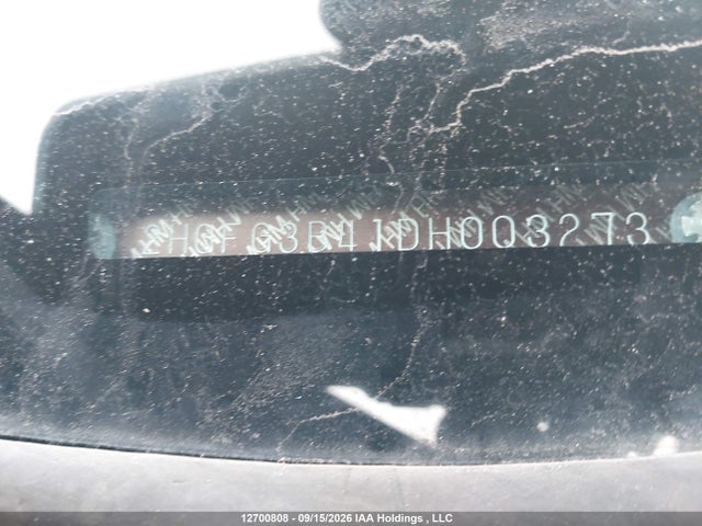 2013 Honda Civic Lx მანქანა იყიდება აუქციონზე, vin: 2HGFG3B41DH003273, აუქციონის ნომერი: 12700808