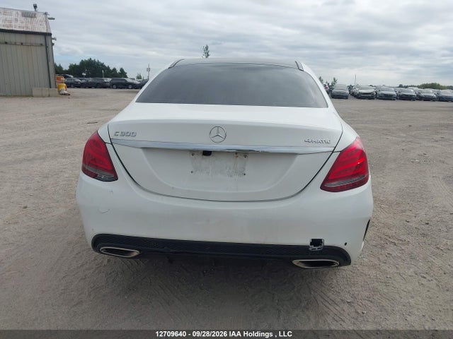 2017 Mercedes-benz C 300 4matic მანქანა იყიდება აუქციონზე, vin: 55SWF4KB1HU191499, აუქციონის ნომერი: 12709640