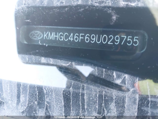 Продаж на аукціоні авто 2009 Hyundai Genesis 4.6l, vin: KMHGC46F69U029755, номер лоту: 12709646