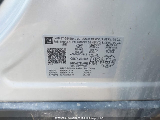 GMC Terrain 2021 3GKALTEV0ML343969 Image 9