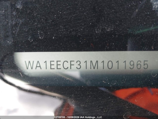 Продажа на аукционе авто 2021 Audi Q3 Premium Plus S Line 45, vin: WA1EECF31M1011965, номер лота: 12709705