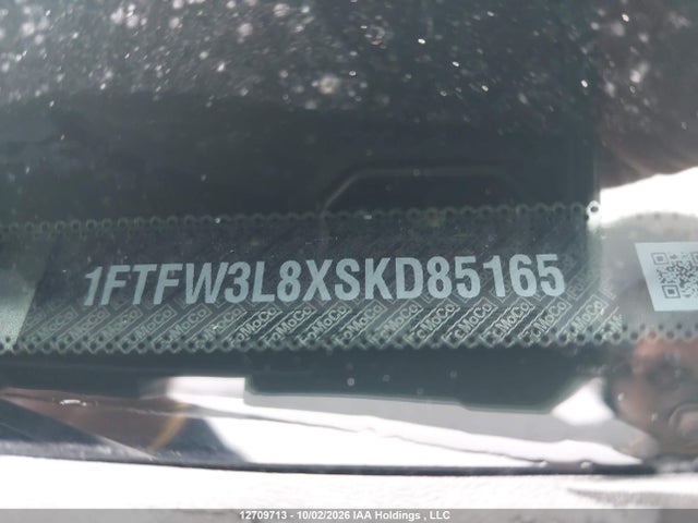 12709713 :رقم المزاد ، 1FTFW3L8XSKD85165 vin ، 2025 Ford F150 Xlt مزاد بيع