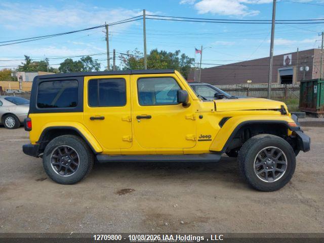 Продаж на аукціоні авто 2021 Jeep Wrangler Unlimited Sahara, vin: 1C4HJXEN2MW620249, номер лоту: 12709800