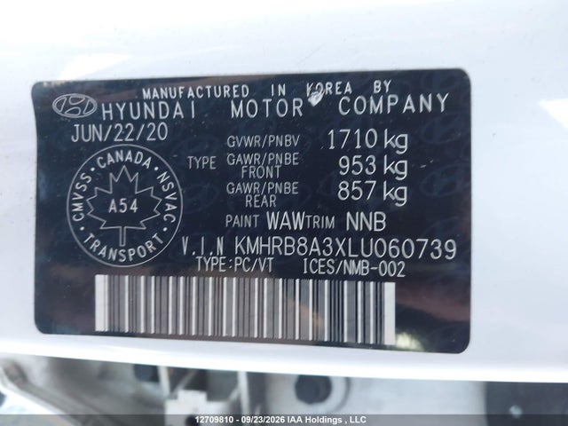 Hyundai Venue Se 2020 KMHRB8A3XLU060739 Image 9