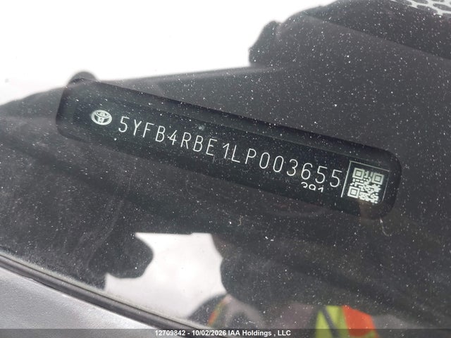 Продажа на аукционе авто 2020 Toyota Corolla, vin: 5YFB4RBE1LP003655, номер лота: 12709842