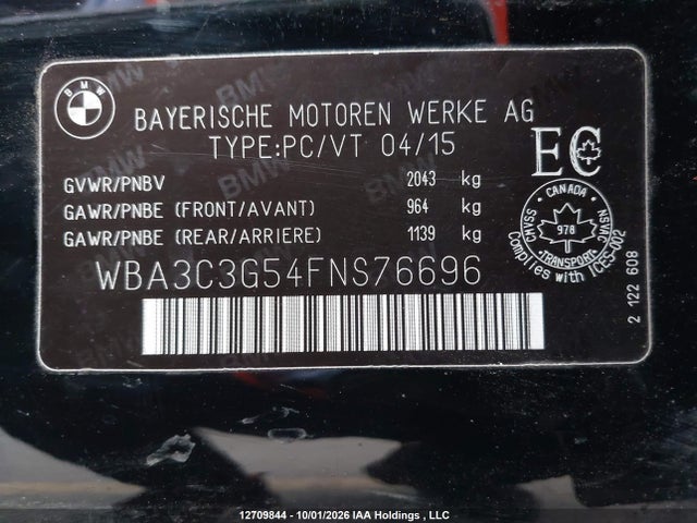 BMW 320i Xdrive 2015 WBA3C3G54FNS76696 Image 18