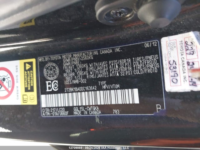 Продажа на аукционе авто 2013 Lexus Rx 350/base/f Sport, vin: 2T2BK1BA0DC163642, номер лота: 12709869