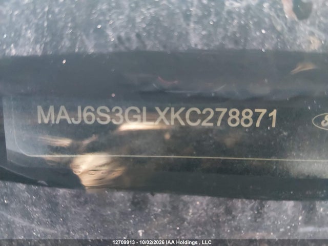 Продажа на аукционе авто 2019 Ford Ecosport, vin: MAJ6S3GLXKC278871, номер лота: 12709913