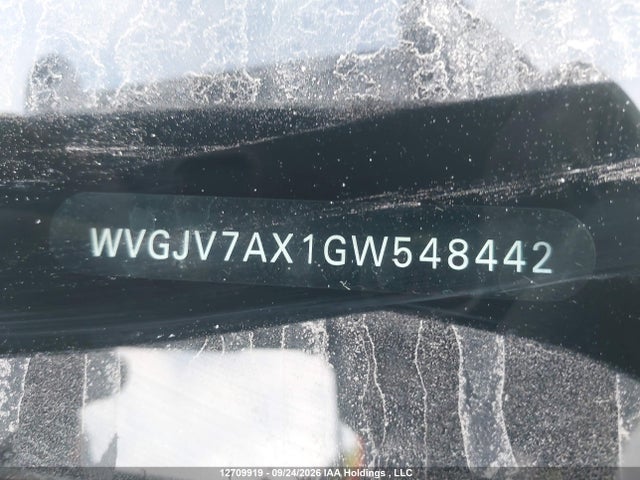 Aukcja sprzedaży 2016 Volkswagen Tiguan Comfort/high/r-line/sp Ed, vin: WVGJV7AX1GW548442, numer aukcji: 12709919