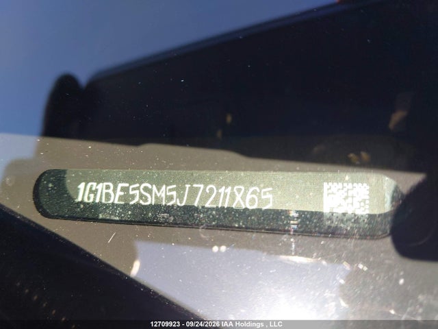 2018 Chevrolet Cruze Lt Auto მანქანა იყიდება აუქციონზე, vin: 1G1BE5SM5J7211865, აუქციონის ნომერი: 12709923