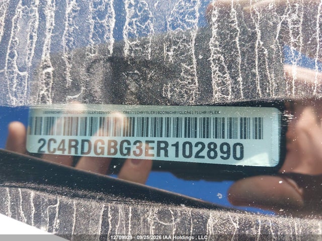 Продажа на аукционе авто 2014 Dodge Grand Caravan Se/sxt, vin: 2C4RDGBG3ER102890, номер лота: 12709929