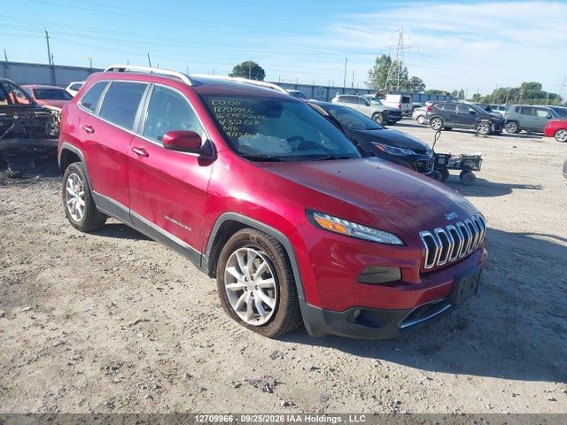 12709966 :رقم المزاد ، 1C4PJMDS0GW352629 vin ، 2016 Jeep Cherokee Limited مزاد بيع