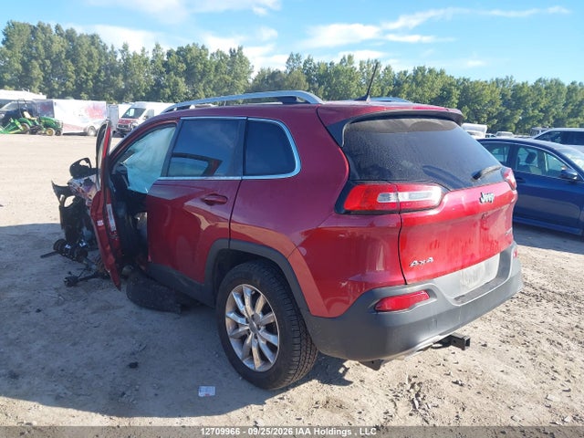 12709966 :رقم المزاد ، 1C4PJMDS0GW352629 vin ، 2016 Jeep Cherokee Limited مزاد بيع