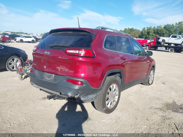 12709966 :رقم المزاد ، 1C4PJMDS0GW352629 vin ، 2016 Jeep Cherokee Limited مزاد بيع