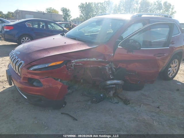 12709966 :رقم المزاد ، 1C4PJMDS0GW352629 vin ، 2016 Jeep Cherokee Limited مزاد بيع